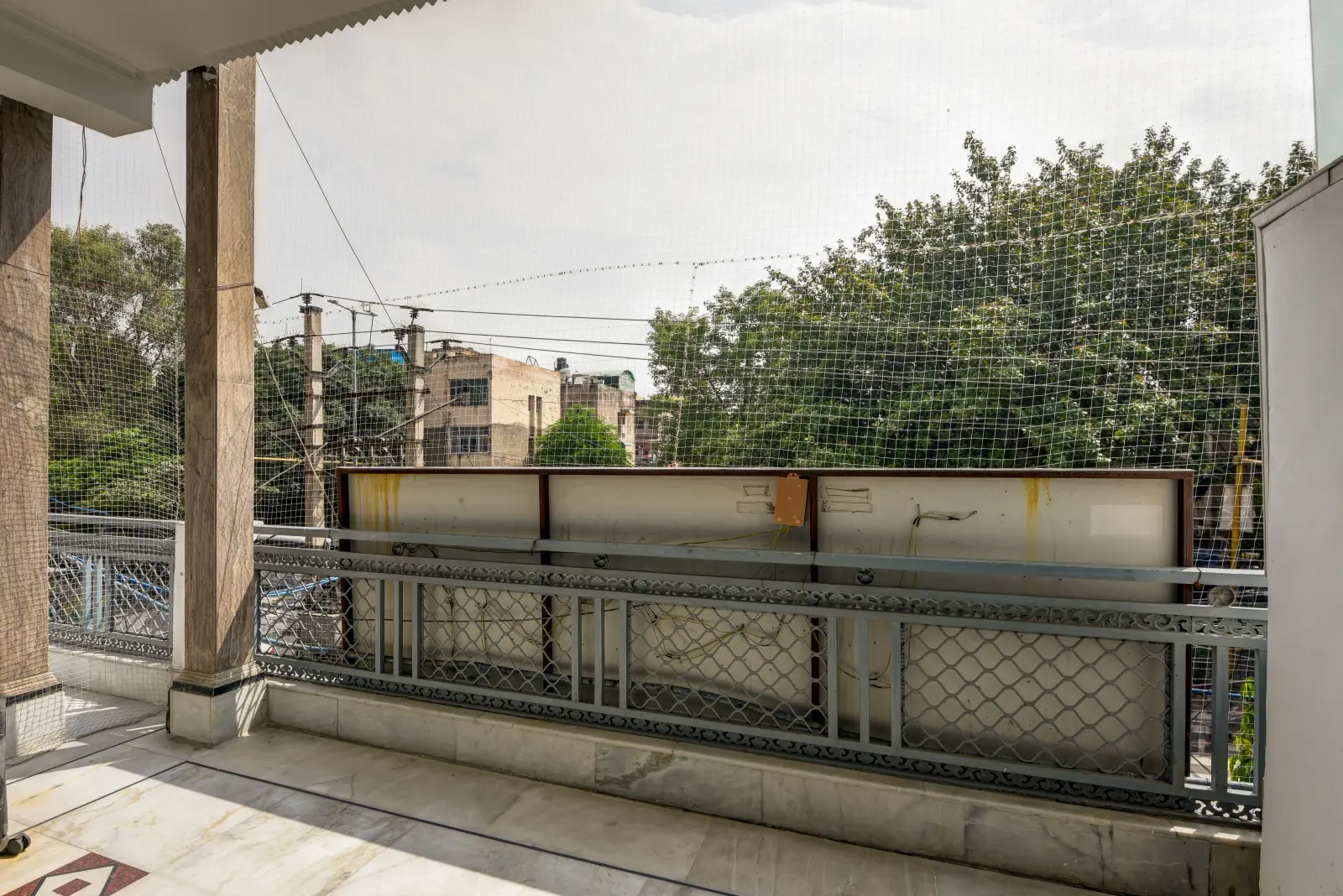 Balcony view at Gallivanto Inn Rohini